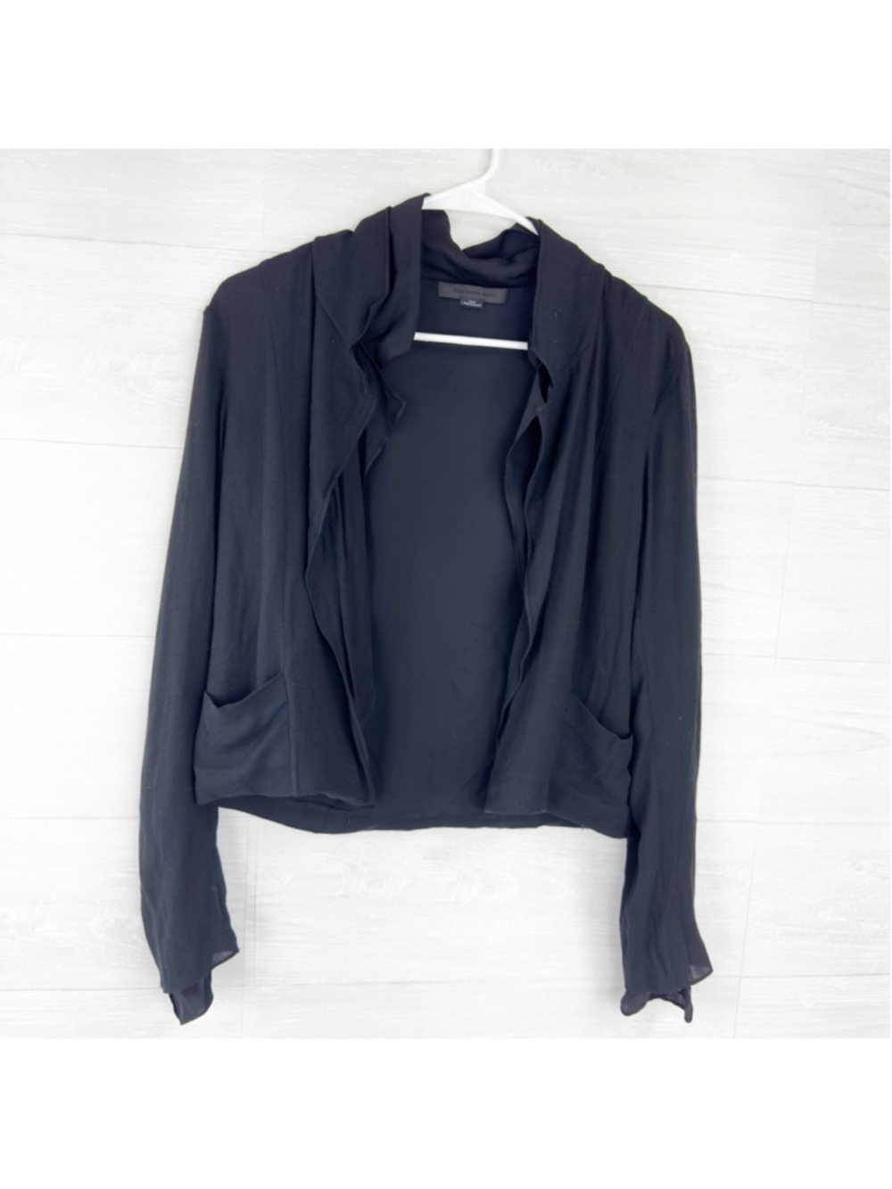 Alexander Wang Sheer Shell Pocket Cardigan Jacket 4